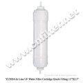 Inline UF Filter Cartridge Quick Connection 12 Inch